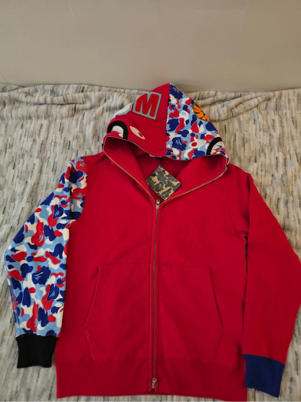 Bape Red Hoodie 2017 limited edition Paris
